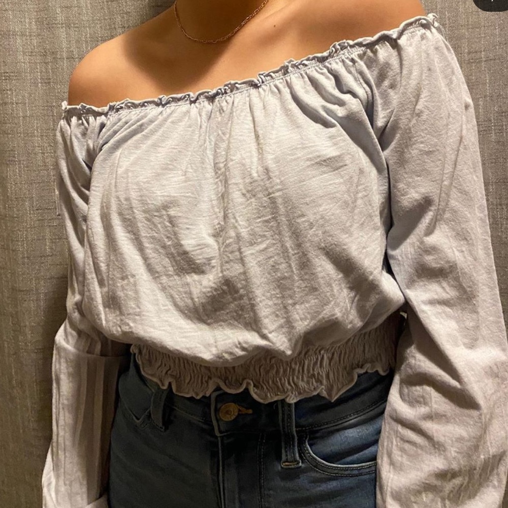 pacsun off the shoulder top